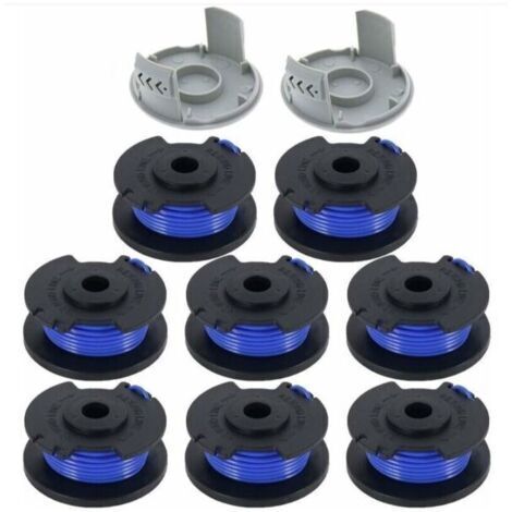 Bobines de Fil de Rechange pour débroussailleuse Compatible Ryobi One+ AC14RL3A Remplacement du fil de coupe et du câble de coupe de la tête faucheuse à bobine