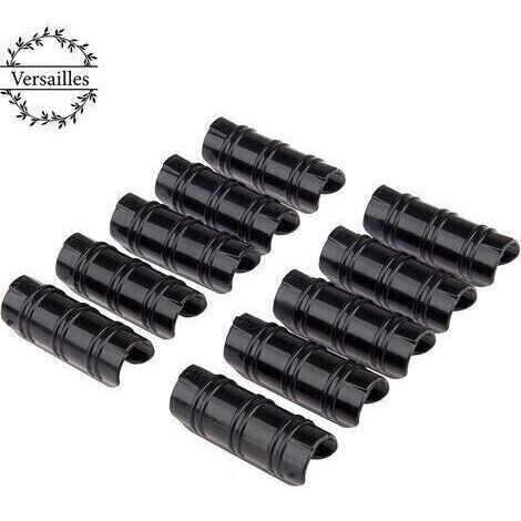Clips de serre, 20pcs 20mm Versailles Clips de tuyau pour fixer les couvertures aux serres de jardin, films, plantes