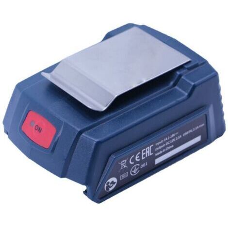Pour adaptateur USB Bosch Gaa18-24 avec voyant lumineux pour 14,4-18 V
