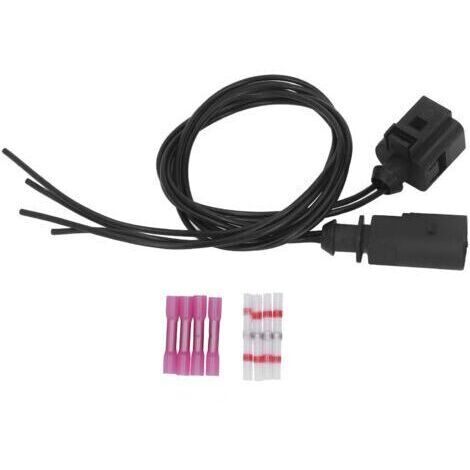 Connecteur de Câblage à 2 Broches en Queue de Cochon Connecteur de Faisceau électrique Kit de Fiche de Faisceau de Câblage en Queue de Cochon 1J0 973 802 1J0 973 702 Remplacement (1/3)