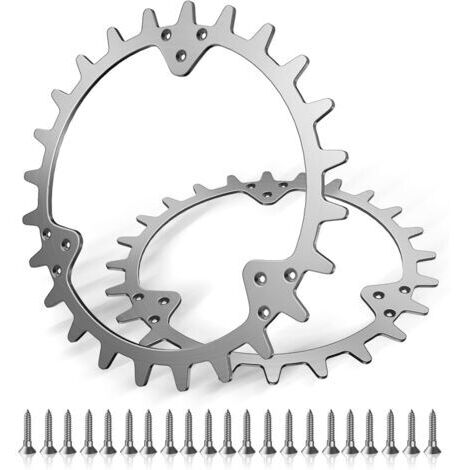Aluminium Spikes amélioration de la Traction Convient pour Husqvarna Automower 420/320/430X/435X/440/450X avec ébavurage et Gazon pointutaille de Roue 255 mm pour Accessoires Roues Hors Roue