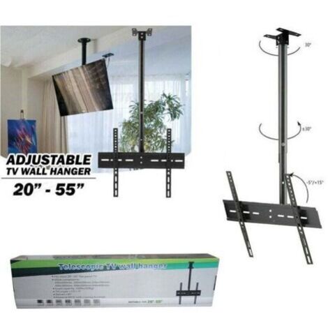 Support de plafond pour téléviseurs LCD plasma LED de 20 à 55 pouces (807a)