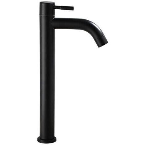 Robinet de salle de bain - Robinet de salle de bain - froid seul,noir