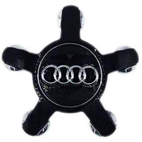 Lot de 4 cache-moyeux de roue pour Audi A3 A4L A5 A6L A8L Q3 Q5, accessoires de voiture, 135 mm, noir