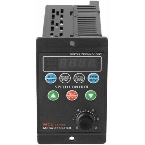 Variateur de Fréquence pour Moteur Triphasé à Entrée Monophasée 220V - Affichage Digital à 4 Chiffres - Type Multicolore (1/3)