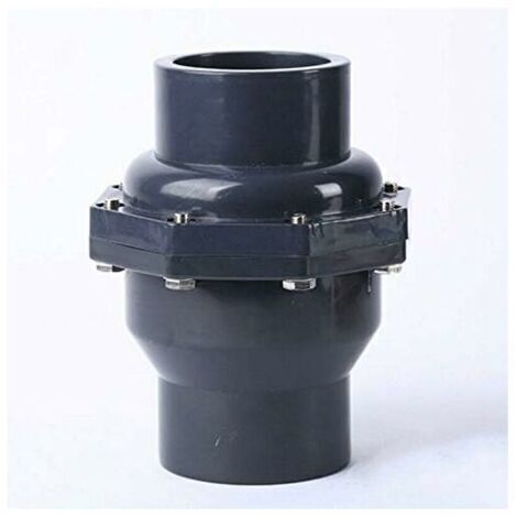 Soupape vidange clapet anti refoulement clapet anti retour eau pvc diamètre intérieur 50mm，DN40 (Diamètre Intérieur 50mm)