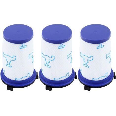 3pcs Filtres de Rechange pour Rowenta Air Force 360 RH9051WO RH9057WO RH9059WO RH9081WO RH9086WO & Tefal Air Force 360 Aspirateur, Accessoires de Remplacement Alternative à ZR009001