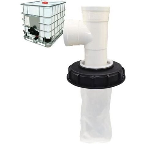 Couvercle de réservoir IBC en forme de F avec filtre en nylon lavable pour réservoir d'eau de pluie IBC 1000L, filtre de couvercle IBC, accessoires de réservoir IBC, filtre à eau de pluie