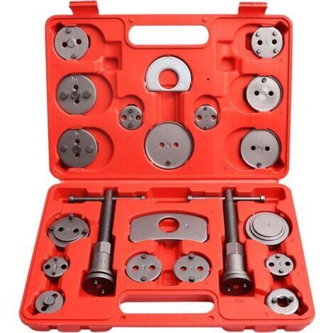 Kit d'outils de rembobinage de piston d'étrier de frein à disque 22 pièces, Outil du mécanicien (1/5)