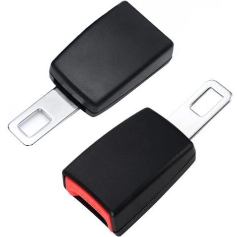 Rallonges de ceinture de sécurité améliorées (meilleure compatibilité), boucle de ceinture de sécurité pour extension de ceinture de sécurité, Lot de 2
