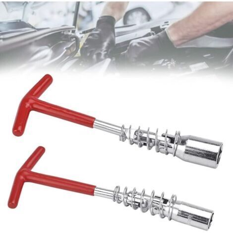 2 Pcs Clé À Bougie 16mm &21mm Clé À Bougie Moto Cle Bougie Allumage Clé À Bougie Voiture Clé À Bougie Tondeuse Demonte Bougie Clef À Bougie Douille Bougie Allumage Pour Bougie Allumage Moteur