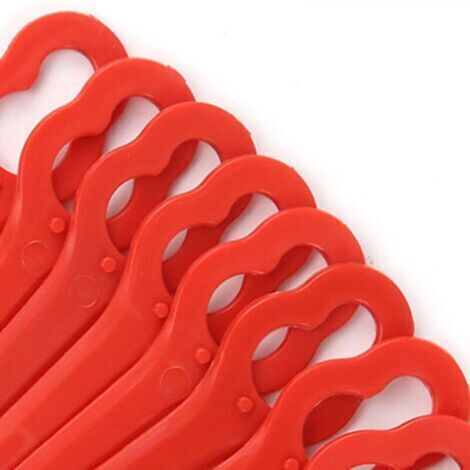 Ineasicer Lot de 100Pcs Lames de Rechange Coupe Bordure LIDL,Gros Trou 10mm,Petit Trou 5mm (1/5)