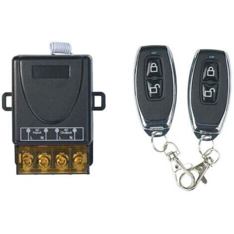 Interrupteur de télécommande Haute Puissance sans Fil 433Mhz, télécommande RF AC 220V/240V/110V 30A pour lumière, Pompe à Eau, appareils ménagers, Irrigation agricole (1/4)