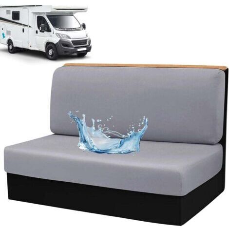 housses de siège de caravane - Pour caravane, camping-car, table à manger - Gris argenté