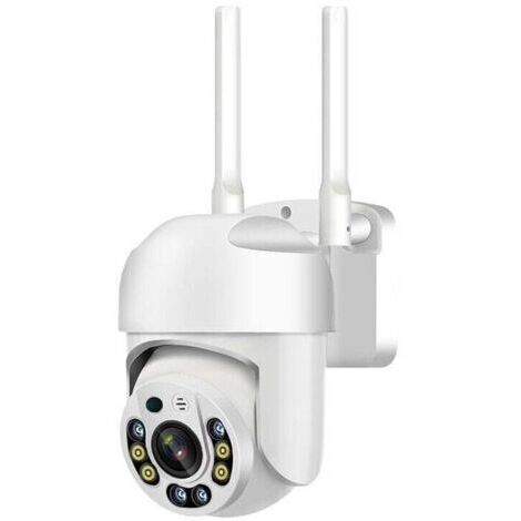 Caméra de surveillance interieur / exterieur Caméras de sécurité sans fil QX65 pour l'extérieur, caméras extérieures Wi-Fi 5G 5 GHz pour la sécurité de la maison, caméras de sécurité 355° avec alarme
