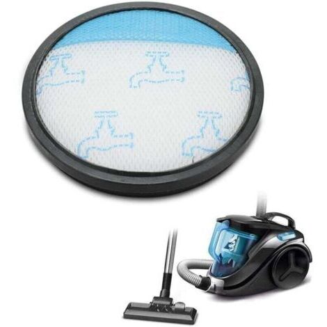 Filtres d'aspirateur, lot de 2 filtres lavables pour aspirateur Rowenta Compact Power Cyclonic, filtre de rechange compatible avec RO3715EA - RO3799EA, RP3721EA, TW3724RA - TW3786RA, filtration effica