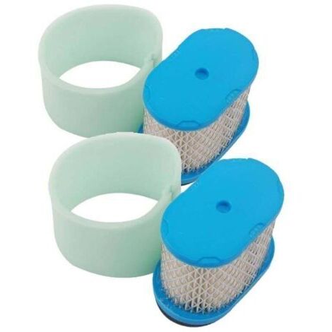 Lot de 2 filtres à air en nid d'abeille pour Briggs Stratton 498596, 690610, 697029 et 5059h. Nettoyant préfiltre neuf.