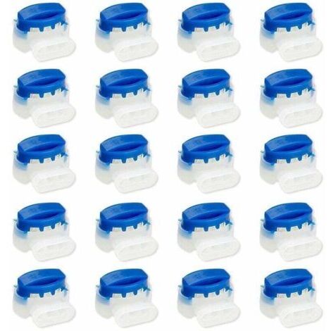 connecteur de câbles, Connecteurs de câble remplis de gel ou graisse, résiste à l’eau et aux intempéries, Parfait pour jardin & extérieur et tondeuse robot et Voiture Mower (20 pcs)