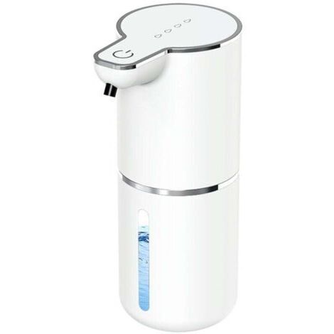 Distributeur de Savon Automatique, 350ml Distributeur Savon Cuisine, USB Rechargeable Distributeur Savon Automatique, pour Cuisine, Salle de Bain