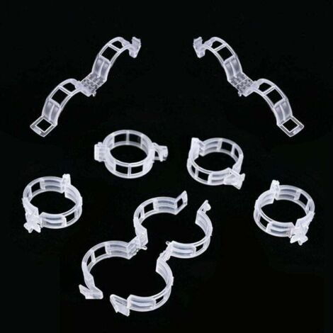 Jardinage Garden Plantes Fixation Clips, pour Tomates, Roses, Concombres et Autres Plante de Vrille, Légumes Vigne Tiges de Croissance Droit et Plus Sain (100 Pcs)