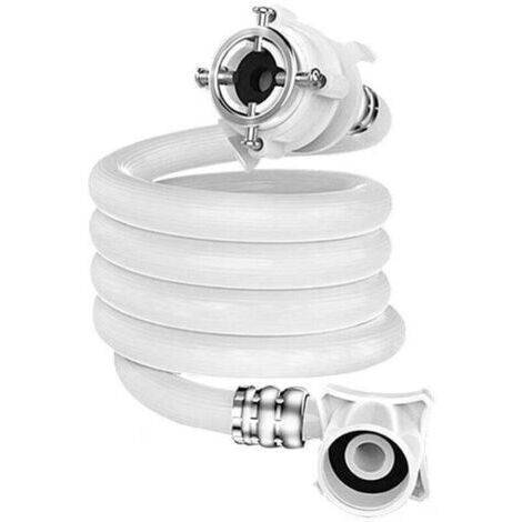 Collier de serrage pour tuyau d'arrivée d'eau de lave-linge avec tête en acier, adhésif thermofusible, compatible avec toutes les marques (1/3)