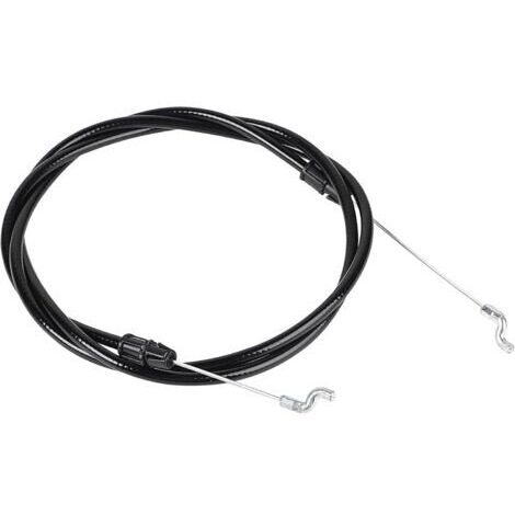 1.47m Cable Traction Tondeuse, Câble d'accélérateur Tondeuse avec Serre-câble Z, Compatible avec Fuxtec FX-RM Tondeuse