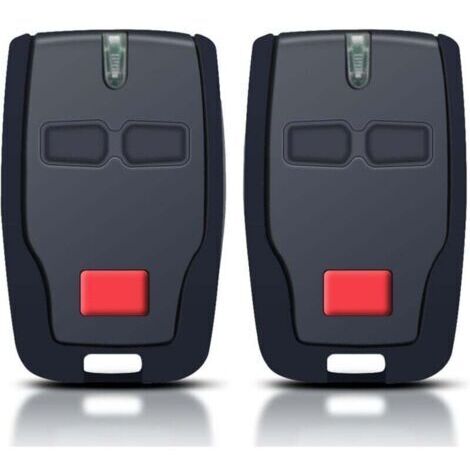 Telecommande porte de garage pour BFT Mitto 2 B RCB,433 MHz télécommande 2 canaux pourRolling BFT Mitto 2, Kleio, Ghibli, TRC 2, Kleio, Ghibli, TR(2PCS)