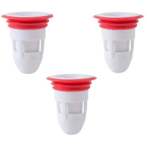 Siphon de sol en silicone anti-odeur, prévention du reflux de drainage pour salle de bain et cuisine (blanc) (1/5)
