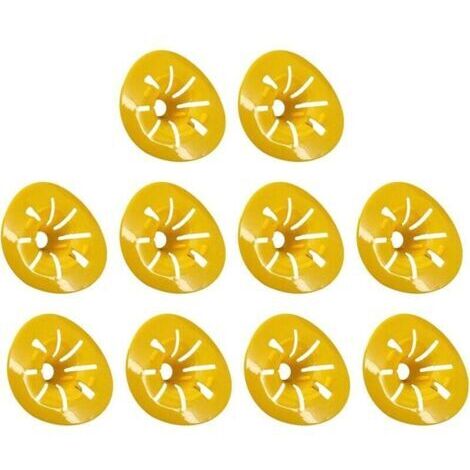 Lot de 10 pièges à guêpes, frelons - En forme de fleur - Réutilisables - Pour terrasse, maison, intérieur et extérieur