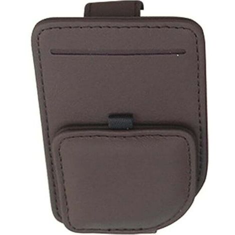 Porte-lunettes de soleil pour visière de voiture, clip de carte de ticket, pochette de rangement pour pare-soleil de voiture, clip de carte de ticket, clip de lunettes de soleil pour visière de (1/4)