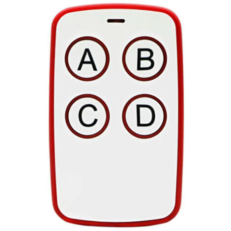 Telecommande Universelle Portail, Telecommande Garage Universelle sans Fil, Bip Portail Universelle Compatible 433MHz Rolling Code à 4 Boutons pour Porte de Garage et Voiture