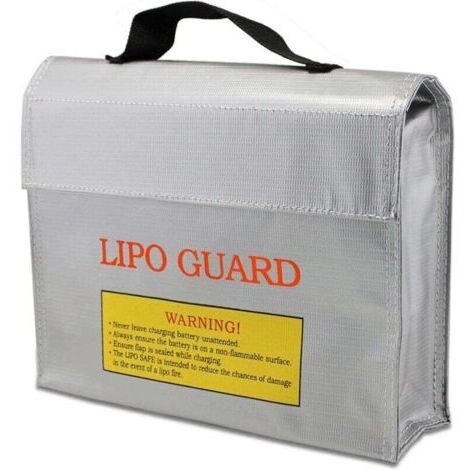 Sac Sécurité de Batterie Lipo, Lipo Sacoche de Protection, Chargement des Piles Sacs, Rangement Ignifuges Sac, pour Une Charge Sûre, Emportez Une Batterie au Lithium (1/4)
