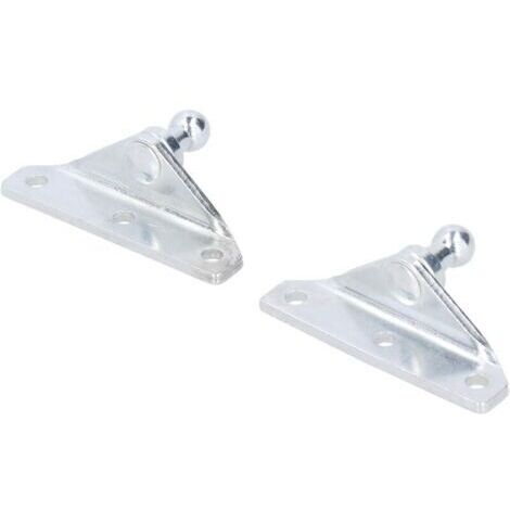Goujon de boule de support de jambe de force d'ascenseur de ressort à gaz de 10mm, 2 pièces supports de goujon de boule 10mm pour le paquet de ressort de jambe de force de gaz de prop M10 accessoire (1/4)