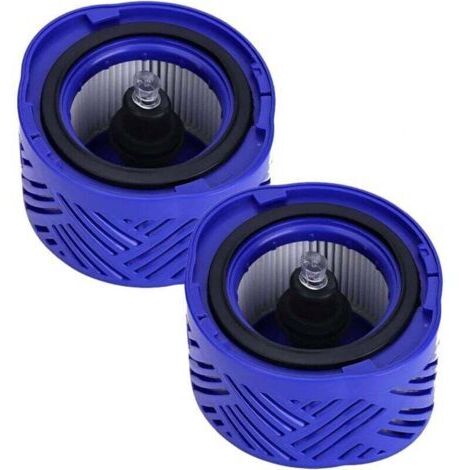 Lot de 2 filtres HEPA de rechange pour moteur arrière d'aspirateur Dyson V6 DC58 DC59 DC62 DC72 DC74 SV03 SV04 SV05 SV06 SV07 SV08 SV09 Absolute Animal Motor Head Numéro de pièce 966741-01 chacun