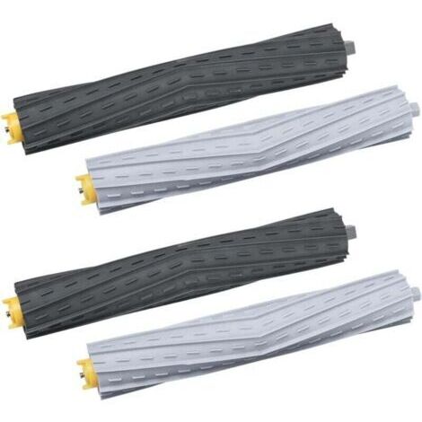 Lot de 2 brosses en caoutchouc pour aspirateur robot iRobot séries 800 et 900, brosse à rouleau de rechange pour Roomba 850 860 861 866 870 880 890 960 980