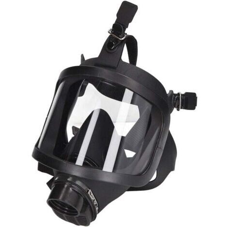 Masque respiratoire à gaz, anti-buée, résistant aux chocs, ajustable, connecteur RD40, respirateur de sécurité avec filtre, pour la protection du travail à l'extérieur (1/4)