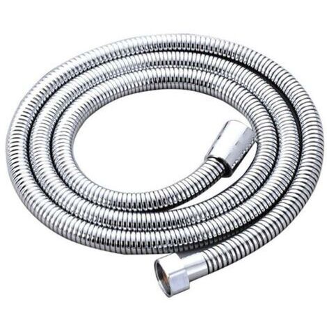 Flexible de Douche Universel - Tuyau de douche de 1,5 m (59 pouces) en acier inoxydable Anti-Torsion standard G1/2 tous les connecteurs en cuivre tuyau de douche de remplacement