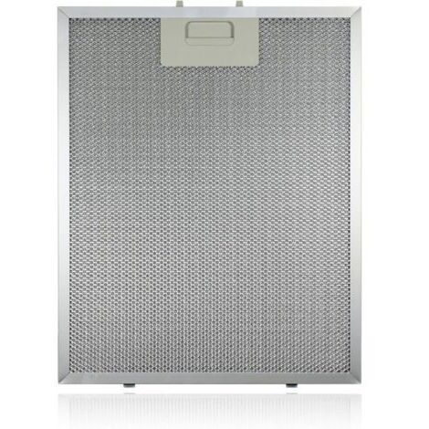 Filtre à graisse métallique universel pour hotte aspirante (argent, 320 x 260 mm)