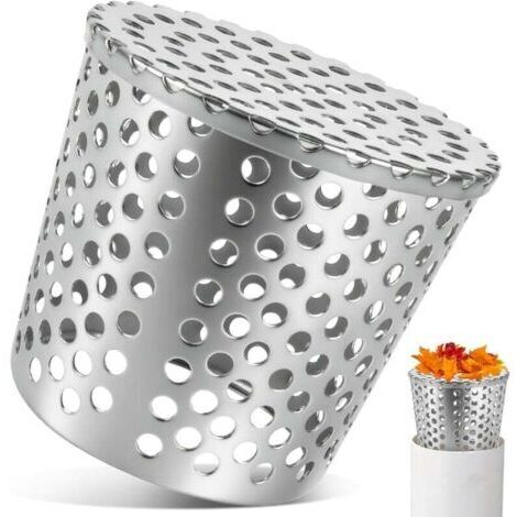 Crapaudine De Gouttière Grille Gouttière Anti Feuilles Filtre De Descentes en Acier Inoxydable Filtre Anti Blocage De Toit Maille Protections pour Maison Avant-Toit Fossé Égout 75-90mm