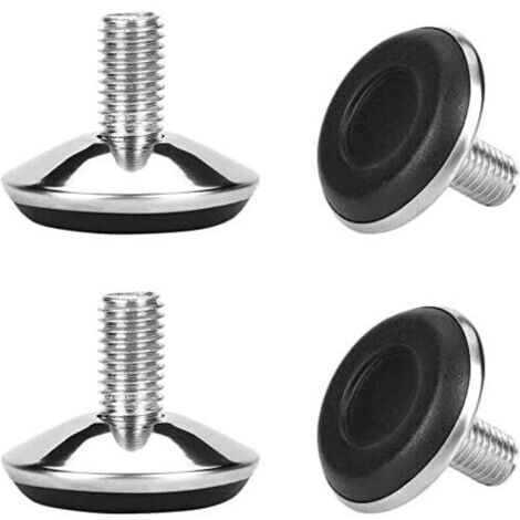Pieds de nivellement niveleur réglable Protecteur de pour Meubles de Maison Chaise Table Armoire Jambe 4 Pack,Diamètre 50 mm (1/5)
