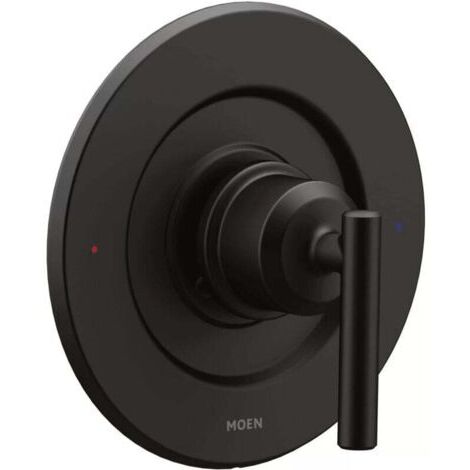 Ensemble de garniture de douche à poignée unique Moen UT2901BL Gibson M-CORE 3-Series, valve requise, noir mat (1/2)
