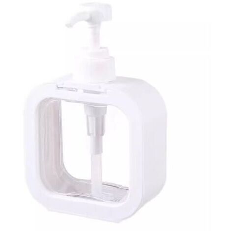 Distributeur Savon, 1 Pièces Flacon Pompe Vide 300ml, Distributeur Liquide Vaisselle Distributeur Shampoing et Gel Douche Salle de Bain, Cuisine Distributeur Produit Vaisselle (1/3)