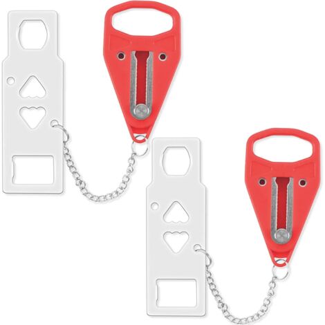 Bloqueur de verrouillage antivol dispositif supérieur portable fille artefact antivol anti-verrouillage (2 pièces) (1/5)