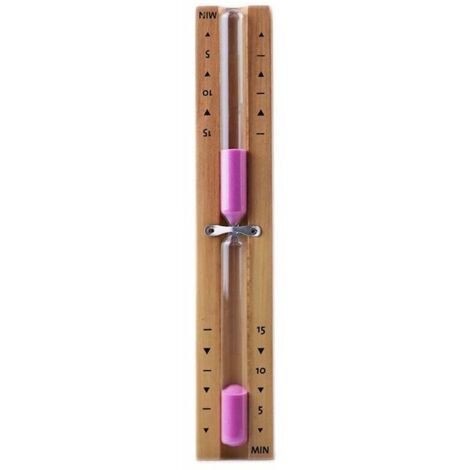 15 minutes sauna sablier, salle de bain sablier minuterie sauna sablier minutes tournantes sablier en bois avec horloge en verre et sable rose