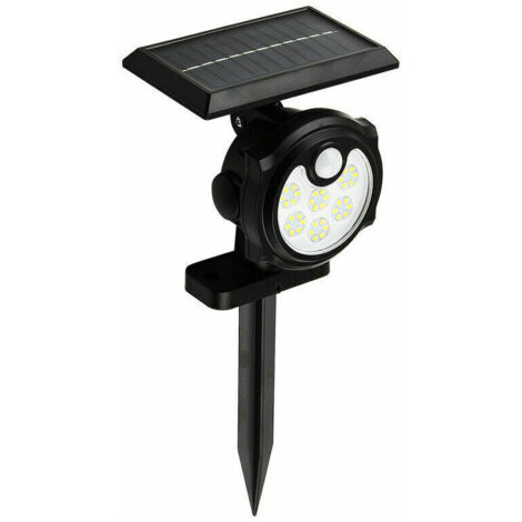 36 LED Lampe Solaire Extérieur, IP65 Étanche Applique Eclairage Exterieur Solaire Sécurité Avec Detecteur de Mouvement 3 Modes Lumière 1200mAh Spot Projecteur Solaire Puissante Pour Jardin [Classe én (1/3)