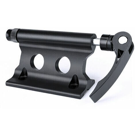 Fourche en aluminium et porte - vélo Quick release pour remorque ou porte - camion fourche avant vélo Quick remove porte - bagages à clip fixe, noir (1/5)