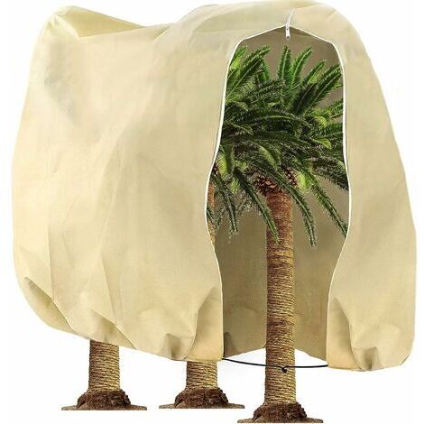 Housse d'hiver, housse de protection des plantes, grande capacité économique d'hiver sail Plant antigel Bag Botanical Lock zip housse de protection contre le froid 200  240cm (1/4)