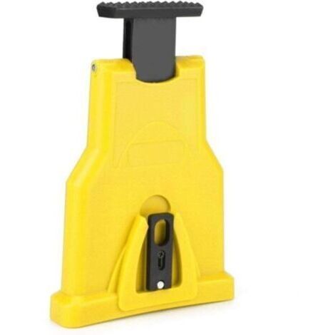 Aiguiseur de tronçonneuse aiguiseur pour le travail du bois tronçonneuse pierre à aiguiser porte-affûteur aiguiseur de chaîne outil d'affûtage de chaîne rapide boîte jaune (1/5)