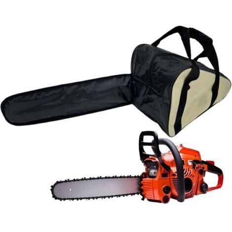 Mallette de rangement pour tronçonneuse électrique 50 cm tissu Oxford portable stable facile à transporter résistant aux chocs pour le jardinage l'élagage des arbres la coupe du bois (1/4)