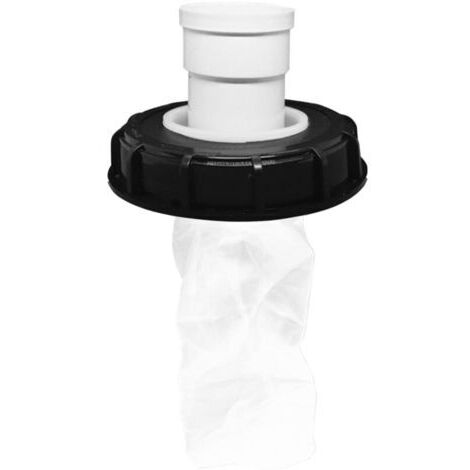 rectiligne Filtre à Couvercle IBC, Filtre à Eau de Pluie en Nylon 163 mm, Lavable avec Couvercle pour réservoir d'eau de Pluie IBC DN 150